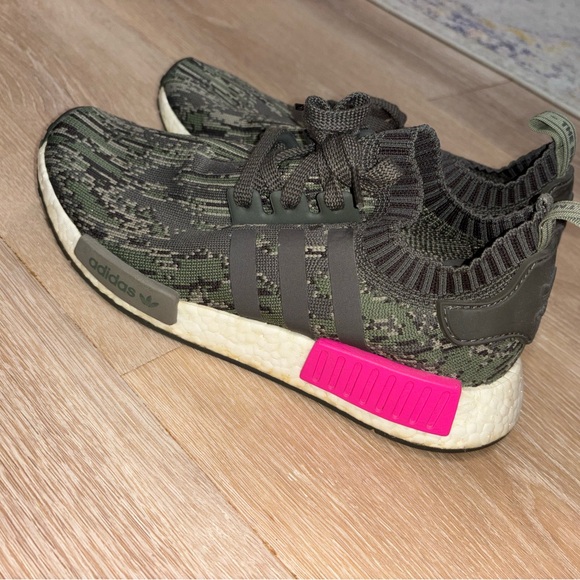adidas Other - NMD_R1 Primeknit Utility Grey Camo